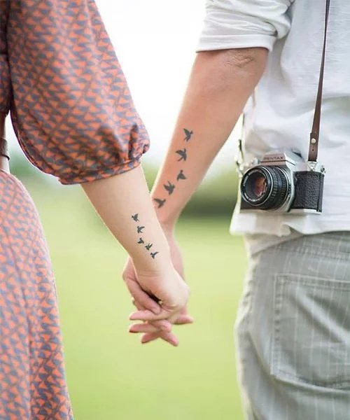 Paarilised tätoveeringud armastajatele: 50 suurepärast ideed, et öelda, et olete koos igavesti