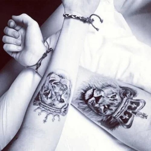 Ζευγάρια τατουάζ για εραστές: 50 υπέροχες ιδέες για να πείτε ότι είστε μαζί για πάντα
