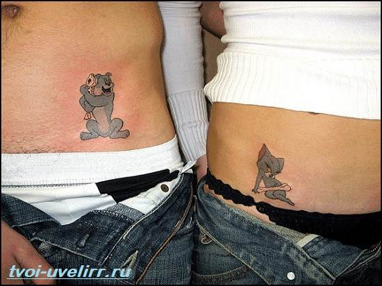 Parrede tatoveringer - typer og betydning af parrede tatoveringer-8