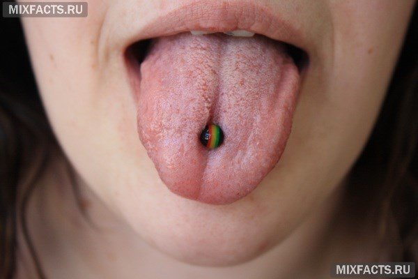 Piercing alla lingua - tipi di piercing, gioielli, foto