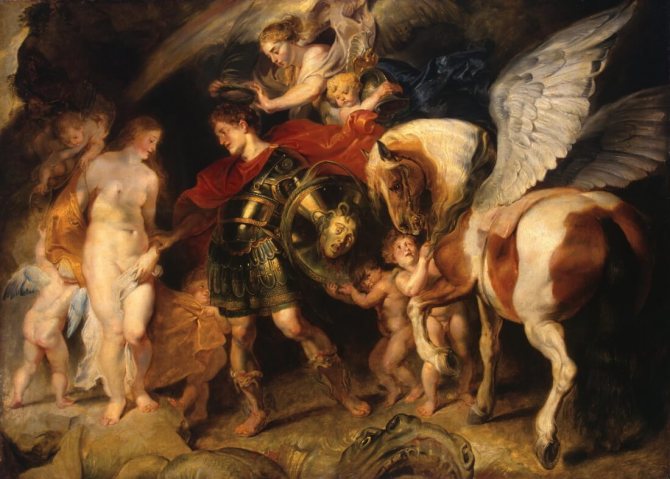 Peter Paul Rubens Perseo libera Andromeda