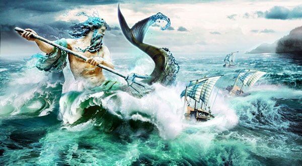 Poseidon in woede