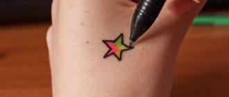 Simple pen tatoveringer