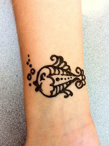 Рисунки с Henna върху китката. Лесни скици за начинаещи