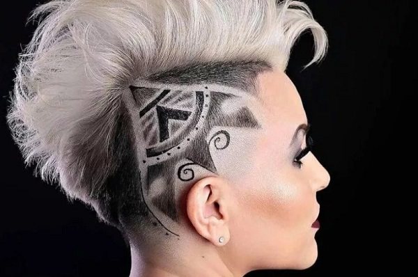 plaukų tatuiruočių dizainas mergaitėms