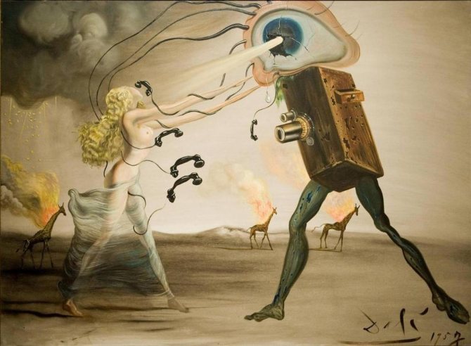 Salvador Dali : Peintures avec description
