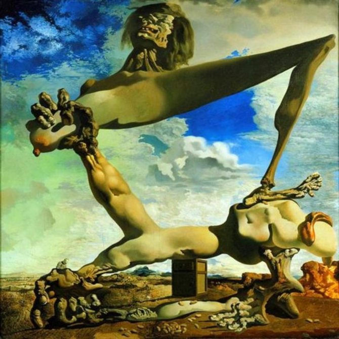 Salvador Dalí: obrázky s popisom.