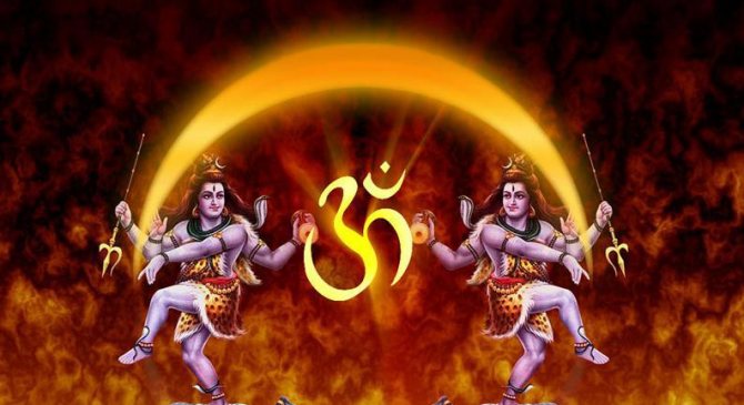 Shiva în simbolul Om