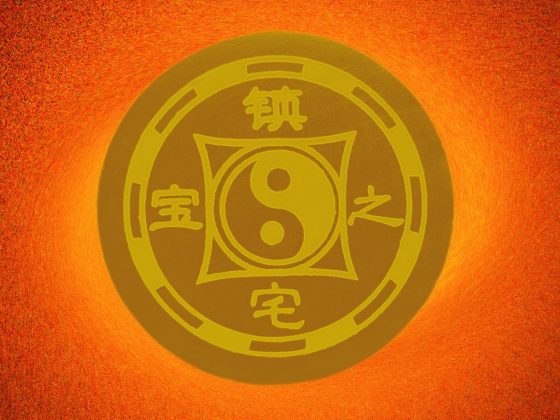 Simboli e talismani del feng shui cinese.