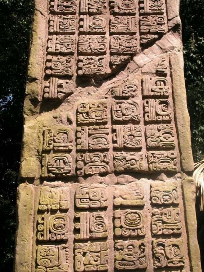 Χαρακτήρες των Μάγια