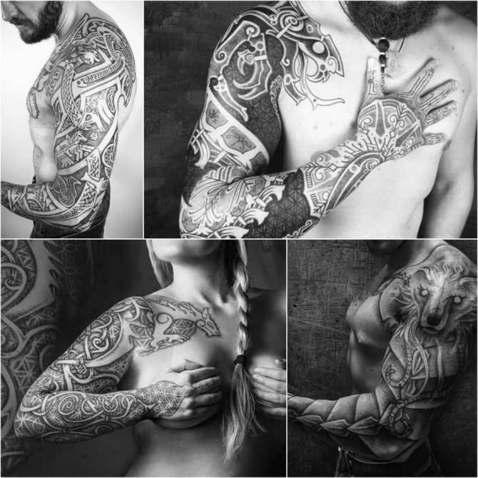 Tatuaggi scandinavi - Scandinavian Tattoo Sleeve - Sleeve Scandinavia