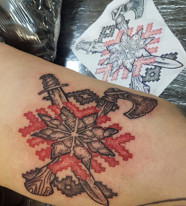 斯拉夫人纹身 - 斯拉夫人纹身 - 斯拉夫人主题纹身 - 斯拉夫人护身符纹身 - 斯拉夫人传统纹身