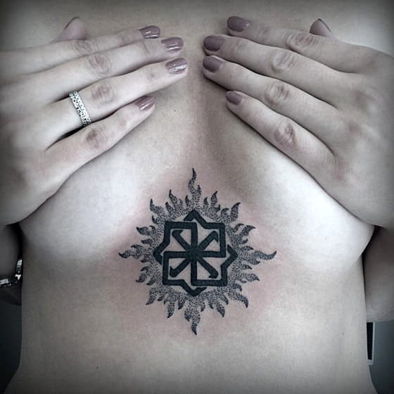 Simbolul slav pentru tatuaj - Molvinets.