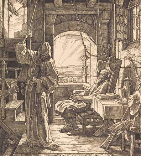 Halál Barát, Alfred Rethel, 1851