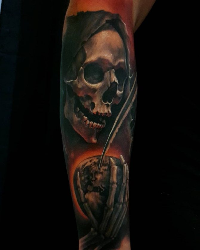 tatuaggio della morte