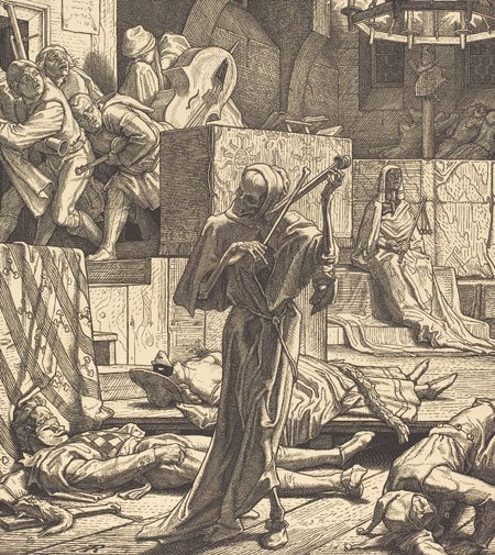 Dușmanul de moarte, Alfred Rethel, 1851