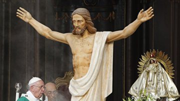 古巴哈瓦那的耶稣基督雕像