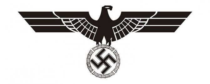 Imagine stilizată a unui vultur de partid