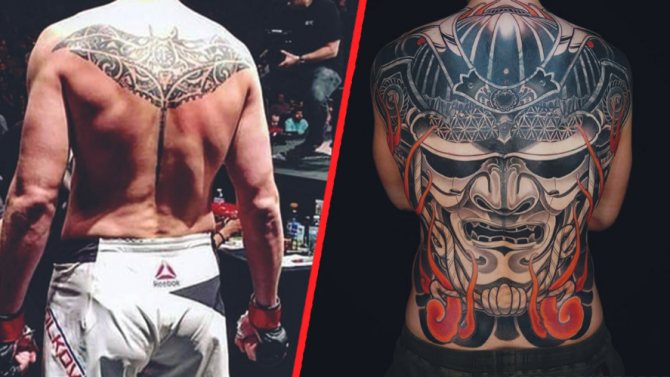 Tatuaggio Alexander Volkova. Prima e dopo.