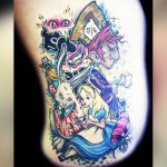 Tattoo Alice i Eventyrland