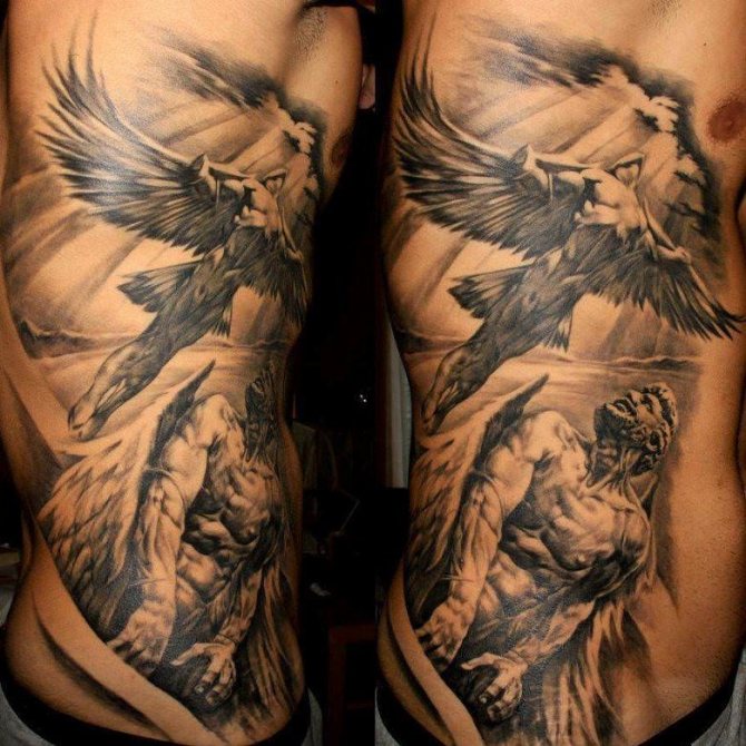 înger tatuaj