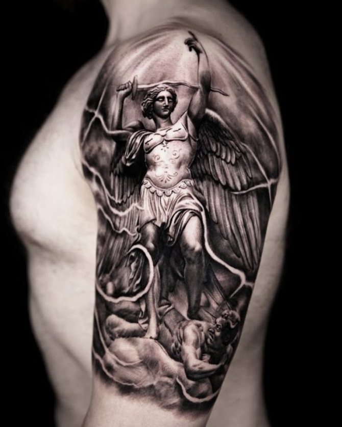 Tattoo archangel