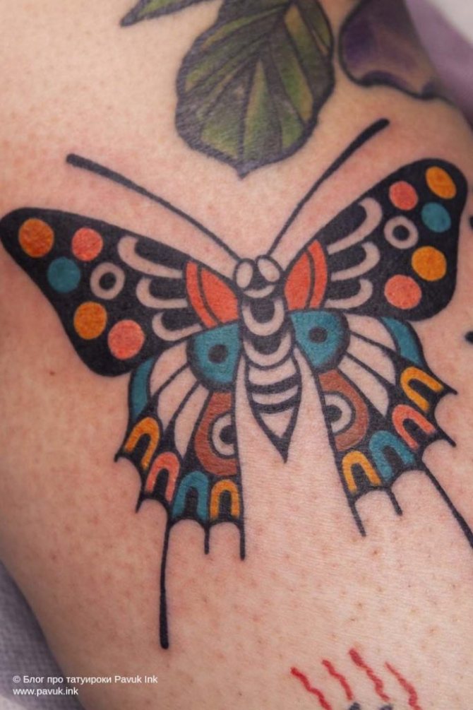 татуировка с пеперуда 48