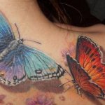 Tattoo sommerfugle