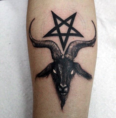 Tetoválás Baphomet