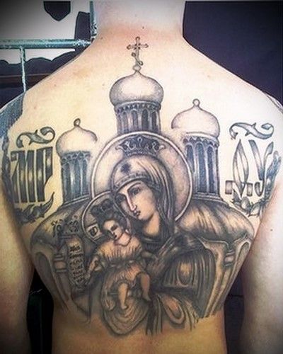 tatuaggio della chiesa a cupola