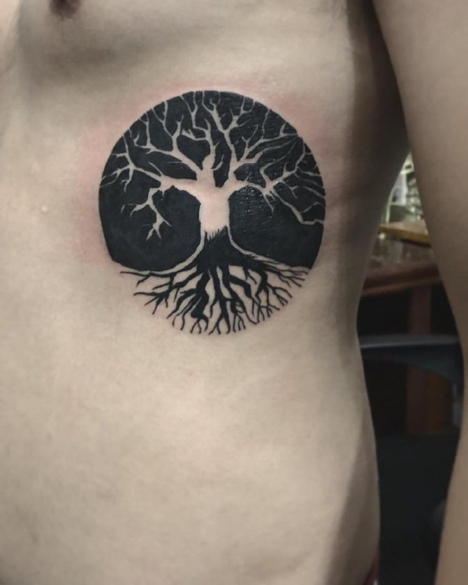 tatoeage van een boom