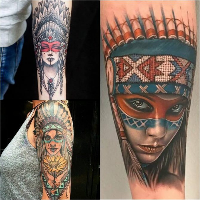 Tetovanie dievča - Tetovanie indické dievča - Tetovanie indické dievča