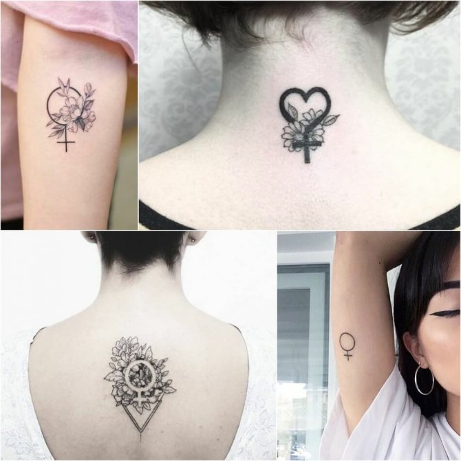 Tetovaže za dekleta - Feministične tetovaže - Tetovaže za feministke
