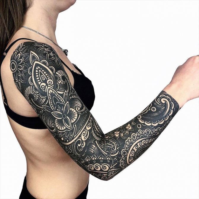 Tattoo auf dem Unterarm für Mädchen
