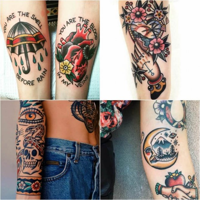 Τατουάζ για κορίτσια - Τατουάζ για κορίτσια - Oldschool γυναικεία τατουάζ