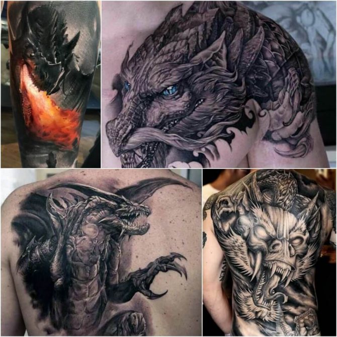 Tatuiruotė drakonas - Drakono tatuiruotė - Drakono tatuiruotė