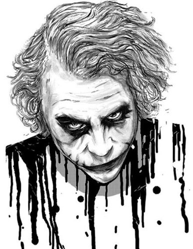 Tätoveering Joker käe, küünarvarre, jala peal. Sketšid, foto, tähendus