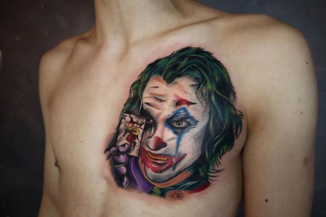 joker tetoválás