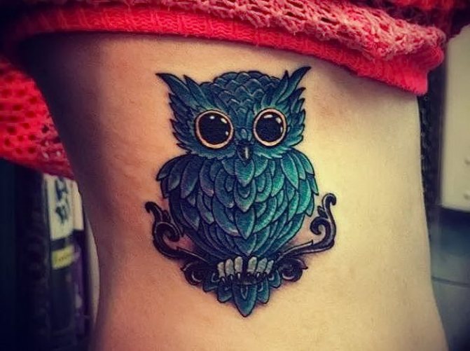 tatuointi huuhkaja pöllö