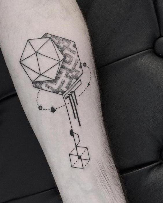 tatovering geometri