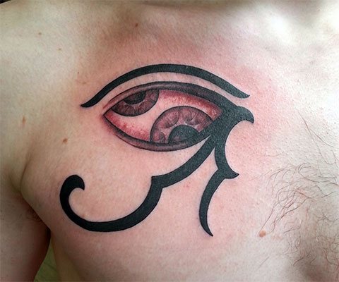 Tattoo eye Hora til mænd - foto