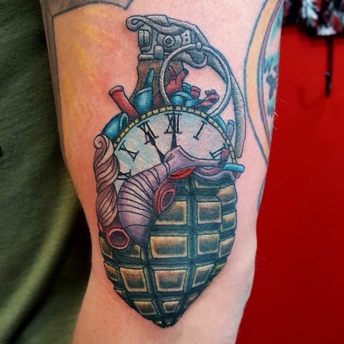 Tattoo granat