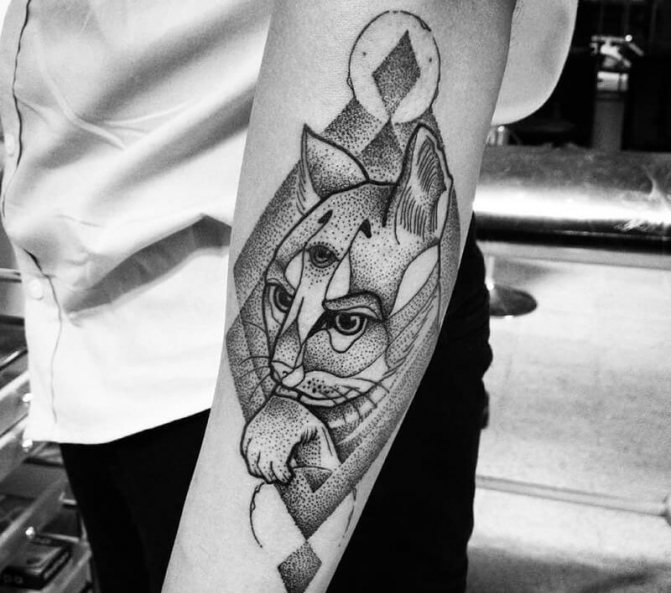 Tetovējums - cat. abstrakcija