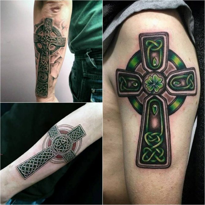 Tatuiruotė Kryžius - Tatuiruotė Kryžius idėjos ir reikšmės - Keltų kryžiaus tatuiruotė