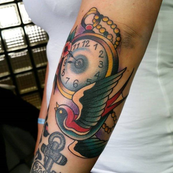 Tatuaj de rândunică - foto
