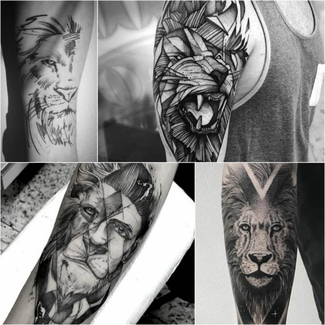 Tatuiruotė Leo - Liūto tatuiruotės reikšmė