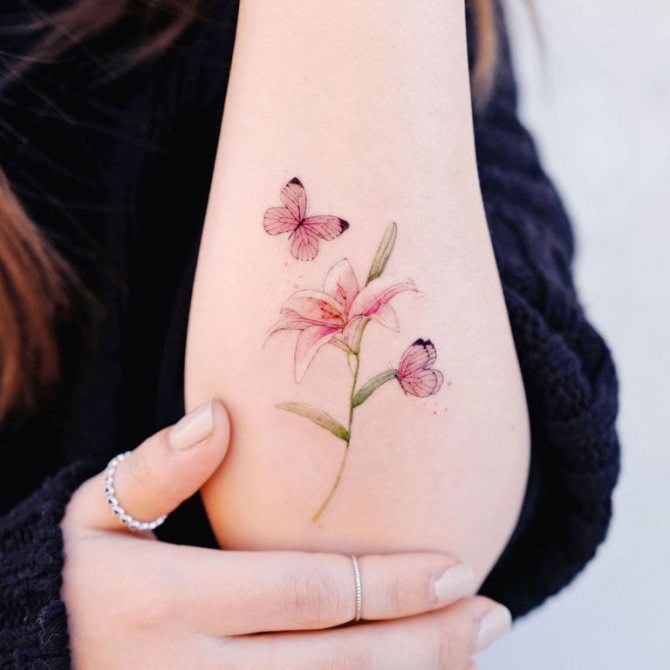 význam tetovania ľalie