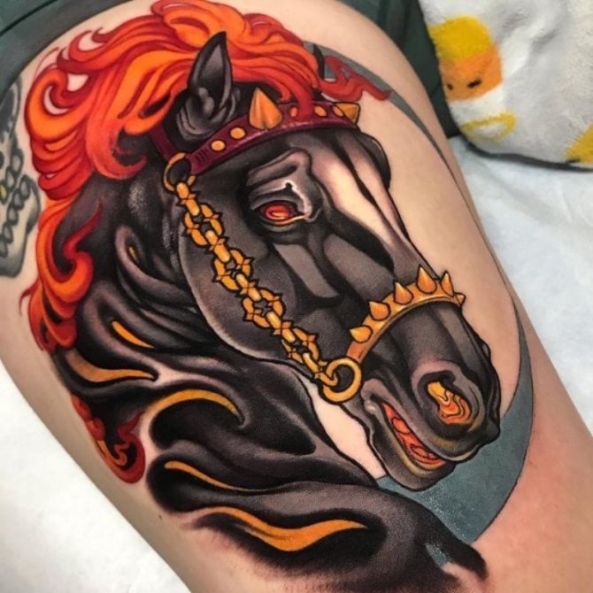 significado de cavalo tatuado para raparigas
