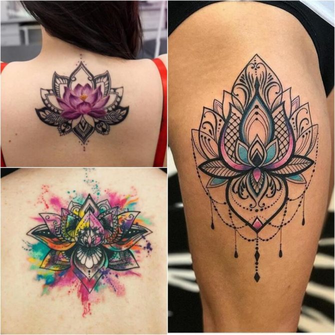 Татуировка Lotus - Татуировка Lotus Mandala