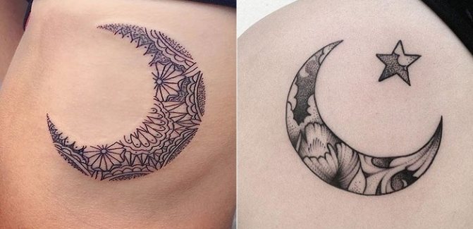 Татуировка на луната